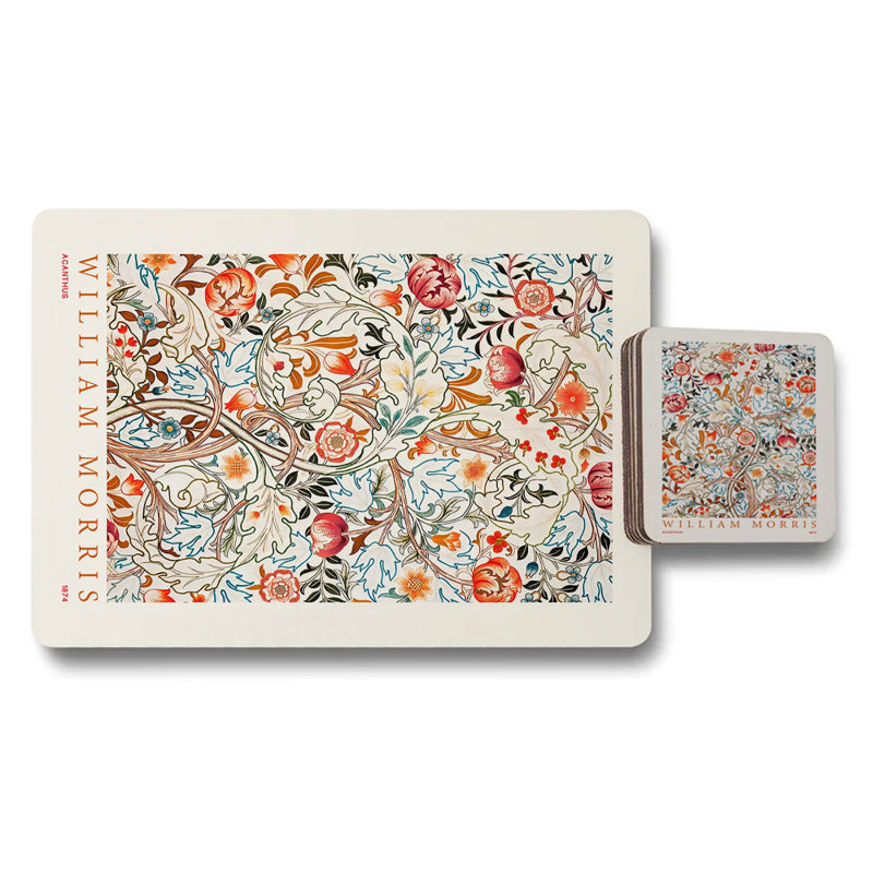 William Morris Placemat Coaster Set Heritage Collection