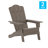 Ayleah Commercial All-Weather Adirondack Chairs with Cupholders-1083030690
