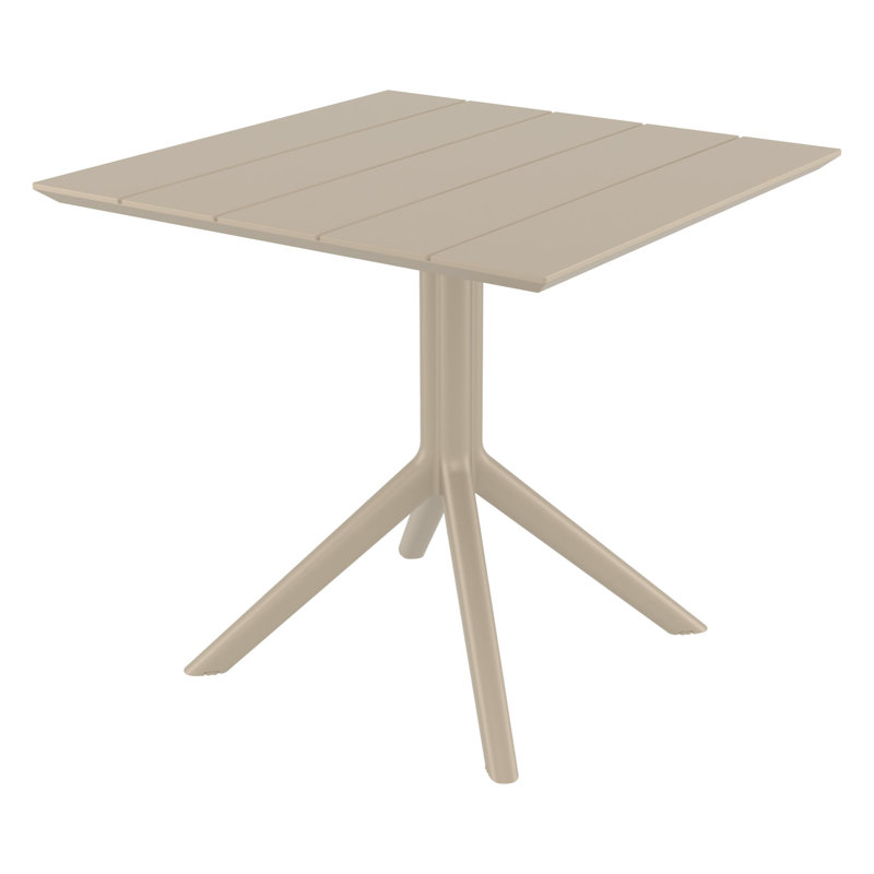 Table de salle à manger Paris, H 29 po x l 31,5 po x P 31,5 po, Taupe