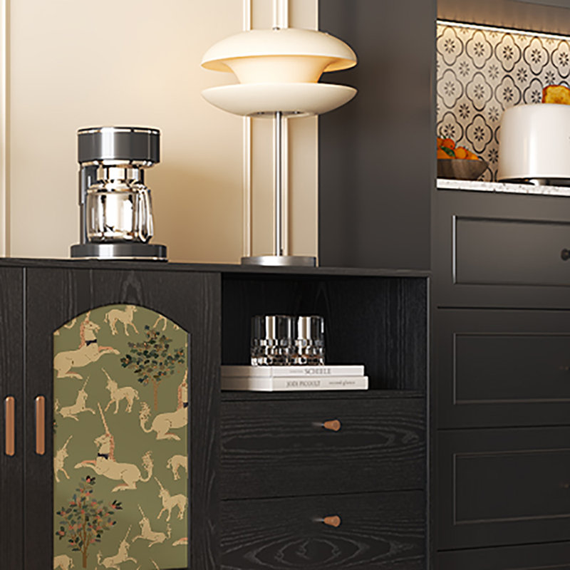 Armoire de rangement 59,1 po, Noir