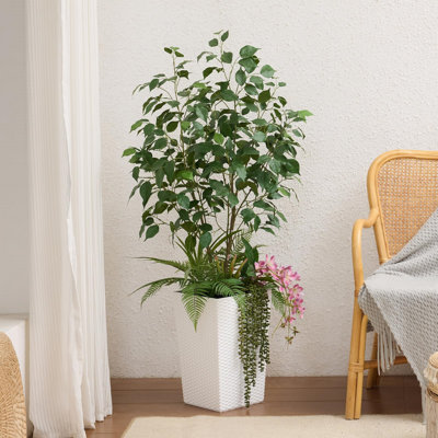 Anietra 120cm Faux Olive Tree Tree in Pot