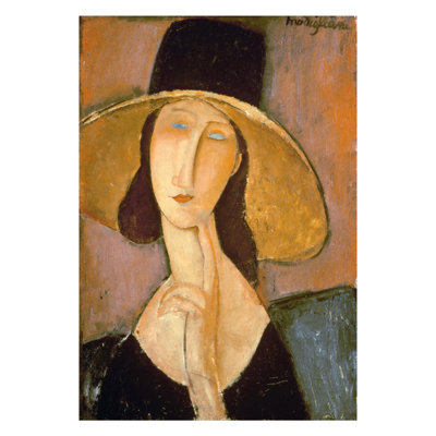 Tête de femme par Amedeo Modigliani - estampe numérique
