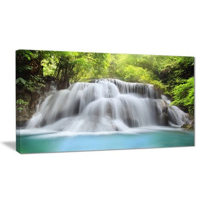 « huai mae kamin cascade », reproduction de photo sur toile