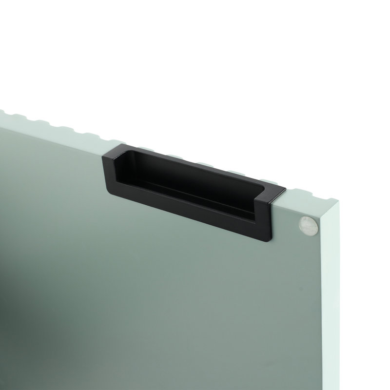 Meuble-lavabo de salle de bain 36 po avec résine et tiroir latéral, blanc