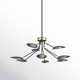 Cillian 9 Light Metal Dimmable LED Sputnik Chandelier