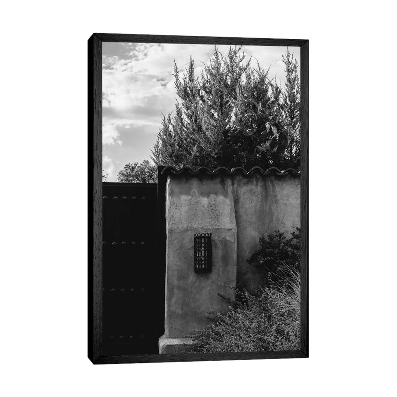 Santa Fe Architecture XI by Bethany Young - Print on Canvas, 66.04cm H x 45.72cm W x 3.81cm D, Black Framed