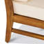 Chaise de coin de patio, crème-174216868