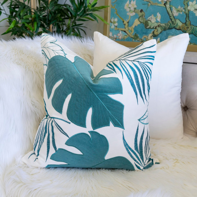 Coussin décoratif Autumn Vibes, Bleu