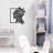 Decorative Metal Wall Accessory, Black, 19.3 x 23.2 inches | 100% Metal, Thickness: 0.06 inches | Easy to Hang Design with Wall Mounting Piece | Stylish Home Décor for Living Room, Office, and More