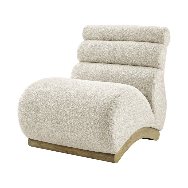 Hollyn Fabric Accent Chair, Milford Beige Polyester Blend