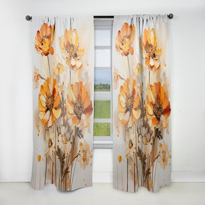 Laughton - Rideau Buttercups - Rideau floral obscurcissant - 1 panneau