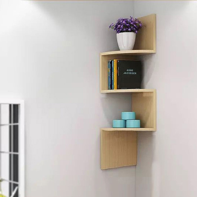 Spicer Corner Bookcase, (3 Shelves) 81cm. H x  19.5cm. W x 19.5cm. D