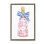 Cadre flottant Flirty Champagne Cheers, design par Mercedes Lopez Charro