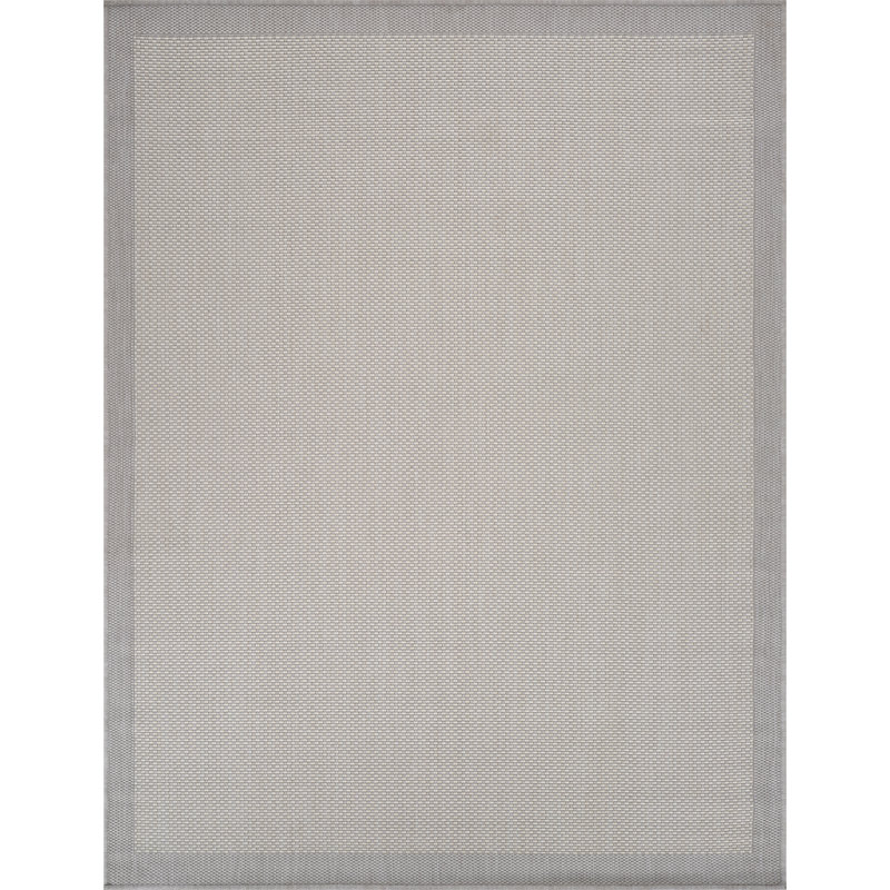 Foland Indoor & Outdoor Boho Rug Grey/Ivory, Rectangle 120 x 170cm