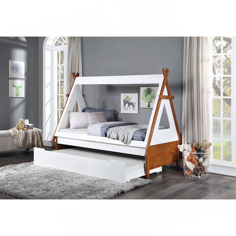 Lit simple avec lit gigogne Loreen