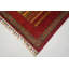 Aryana Wool Striped Area Rug in Red