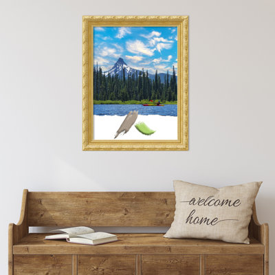 Kinnidi Gold Wood Picture Frame