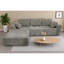 Canapé-lit modulaire rembourré avec accoudoirs larges Nahomie Boneless-115323753-115323754