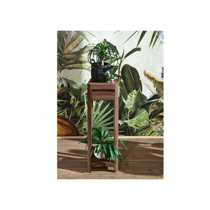 Toronto Solid Wood End Table, Smoked Cherry