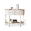 Console blanche en bois massif-191327561-191327562