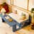 Storage Daybed With Pull Out Trundle Sofa Bed, Convertible Desk And Side Tables-775039153-775039146