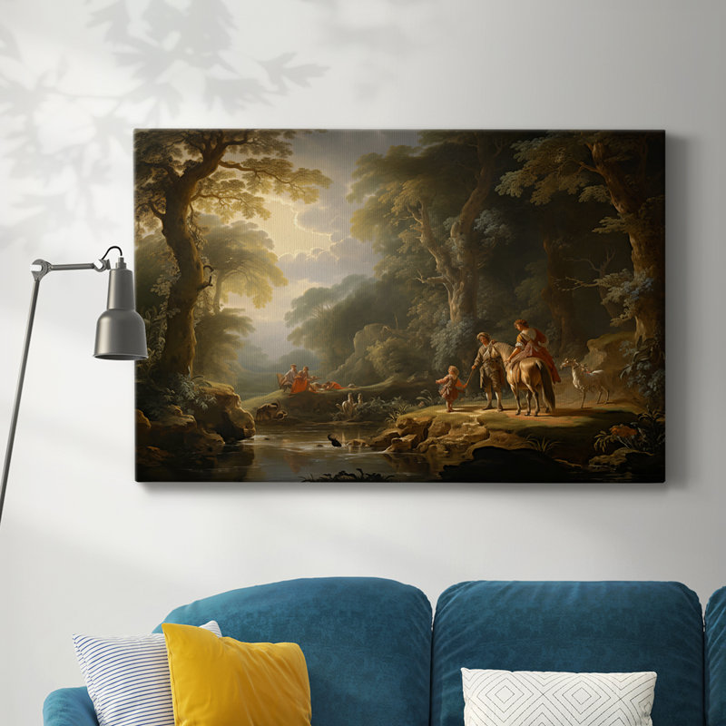 ANIMAL XVIII - Toile tendue avec châssis Premium - Prêt à être accroché, H 12 po x l 18 po
