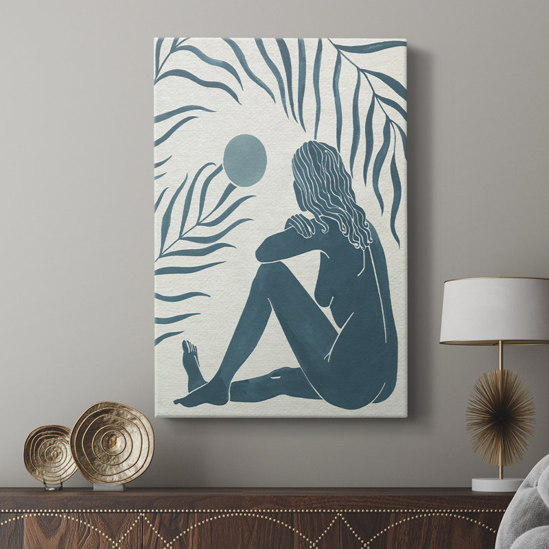 Moon Gazer II -Custom Wrapped Gallery Cavas, 27" H x 18" W