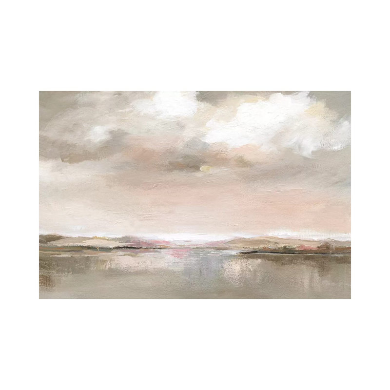Evening Drama by Nan - Painting on Canvas, Wrapped Canvas, 30.48 cm H x 45.72 cm W