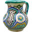 Vase de table intérieur / extérieur 6,5 po turquoise / jaune / bleu