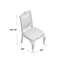 Chaise d'appoint Amalah en cerisier brun