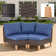 Ensemble de conversation modulaire avec coussins 8 pièces Tuule