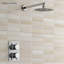 Ensemble de douche thermostatique Nariman ultra mince avec un design élégant pour un confort optimal