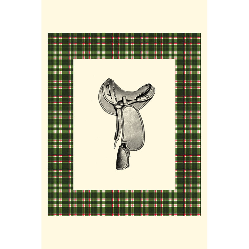 Saddle And Plaid I by Vision Studio - Wrapped Canvas Art Prints, 46cm H x 30cm W x 3.8cm D