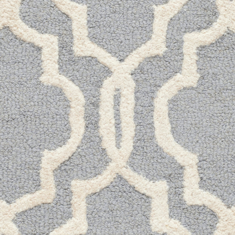 Spurgeon Geometric Wool Hand Woven Area Rug, Rectangle 91 x 152 cm