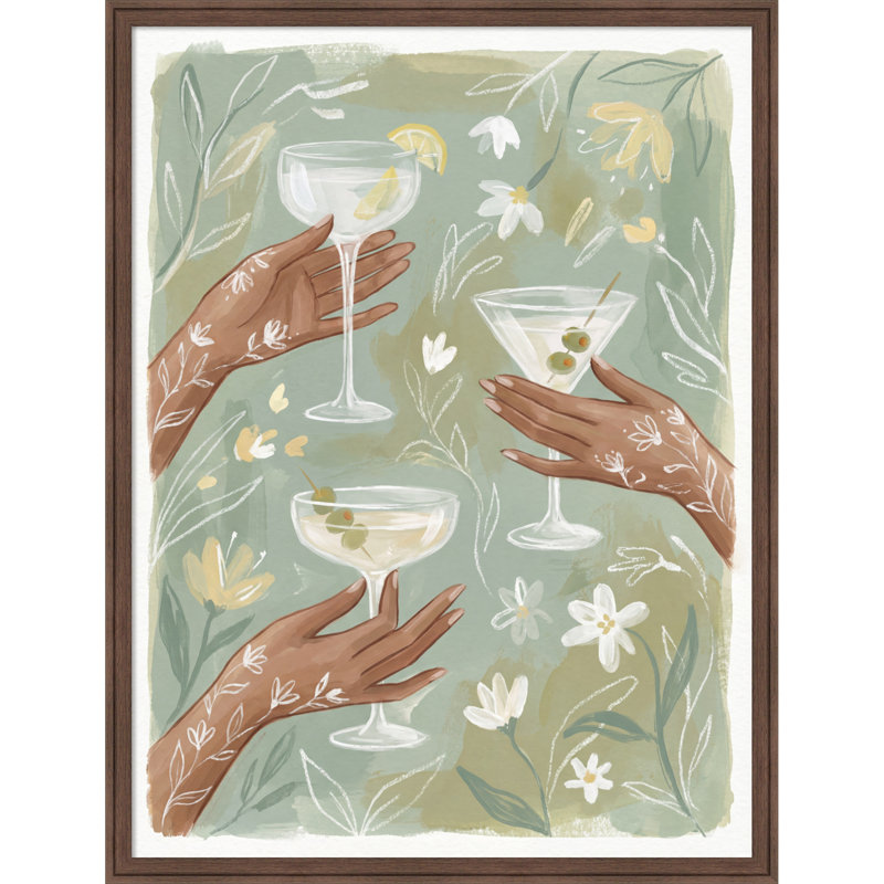 "Time for cocktails" par Andreas Magnusson, reproduction d'art sur toile encadrée