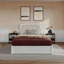 Lit plateforme en bois massif Lamari avec pied de lit et lit gigogne-2075297632-2020591148