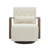 Solid Wood Upholstered Swivel Armchair-554320651