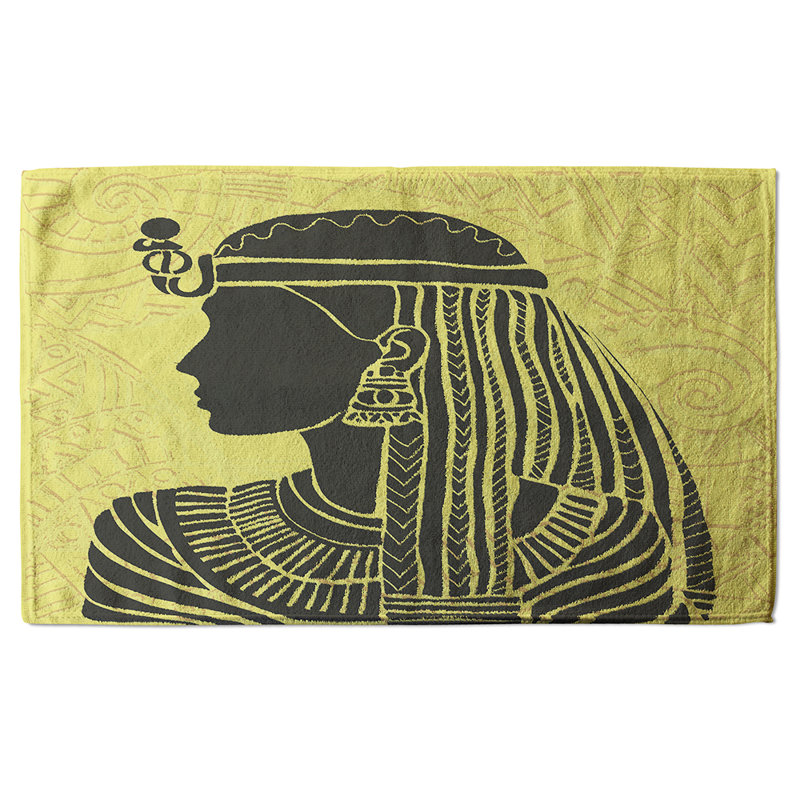 Neille Polyester Shower Curtain Set, Yellow