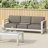 3 Seater Sofa With Metal Tray