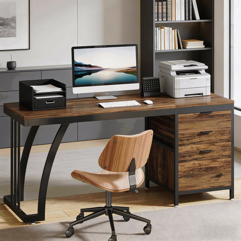 Extensive Office Desk,Computer Desk,Elegant Writing Desk