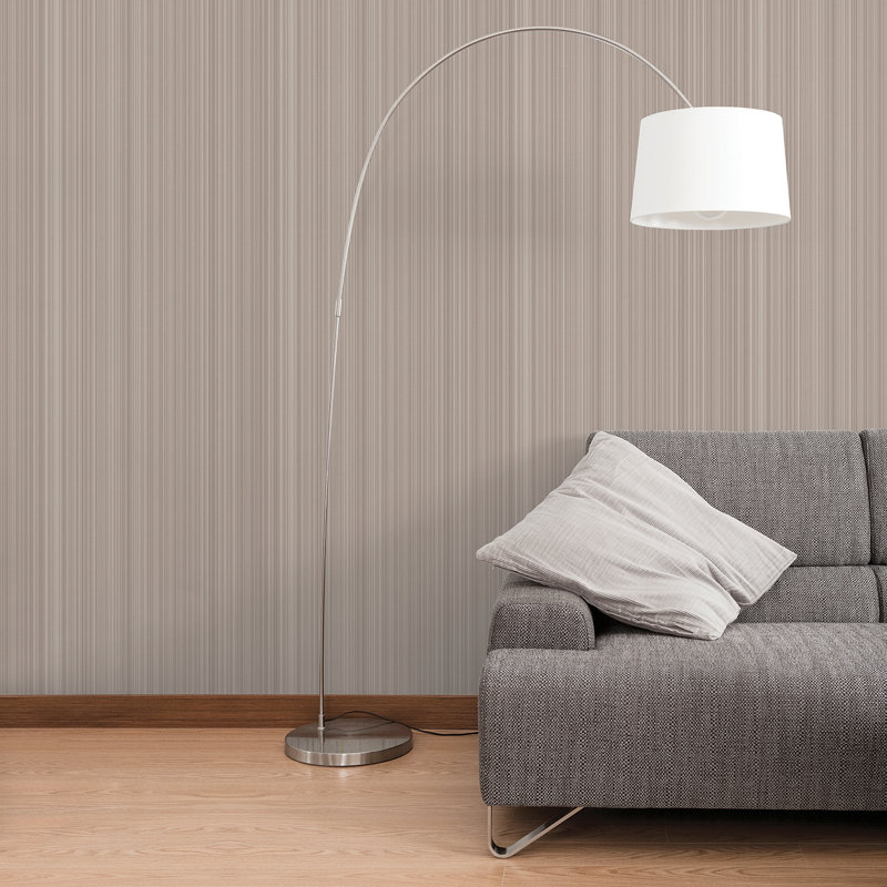 10m x 53cm Matte Wallpaper Roll, Brown