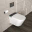 MEJE Smart Wall-Hung Toilet Combo, with a Built-in Bidet Seat, Auto Flush, Auto Open and Close,Remote Control,LED Display ( Included a In-Wall Water Tank）