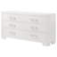 Commode 6 tiroirs Polk Snow White