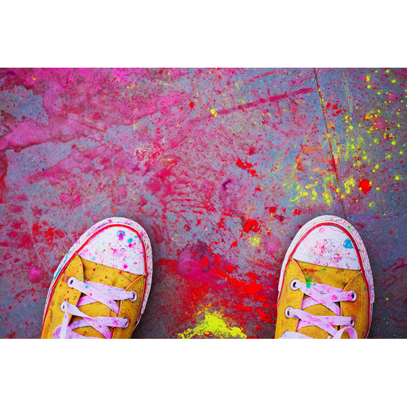 Celebration Holi by NataliaDeriabina - Wrapped Canvas Print, 30cm H x 46cm W