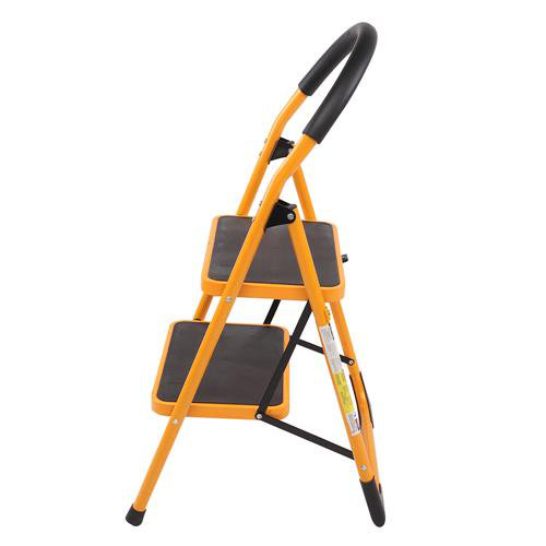 Escabeau pliant à 2 marches, tabouret portatif antidérapant et à pédale large, 330 lb. Capacité