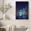 Toile brillante «Papillons lumineux et étoiles filantes»-725026639