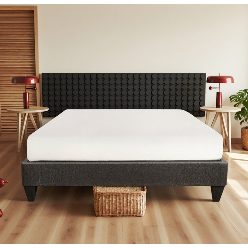 Lit plateforme tapissier, lit plateforme simple TG, base de lit tapissier, sommier tapissier requis, Simple extra long