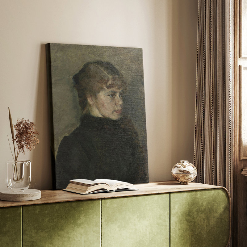 Impression de portrait rétro CXLVII - galerie Cavas sur mesure, H 27 po x l 18 po