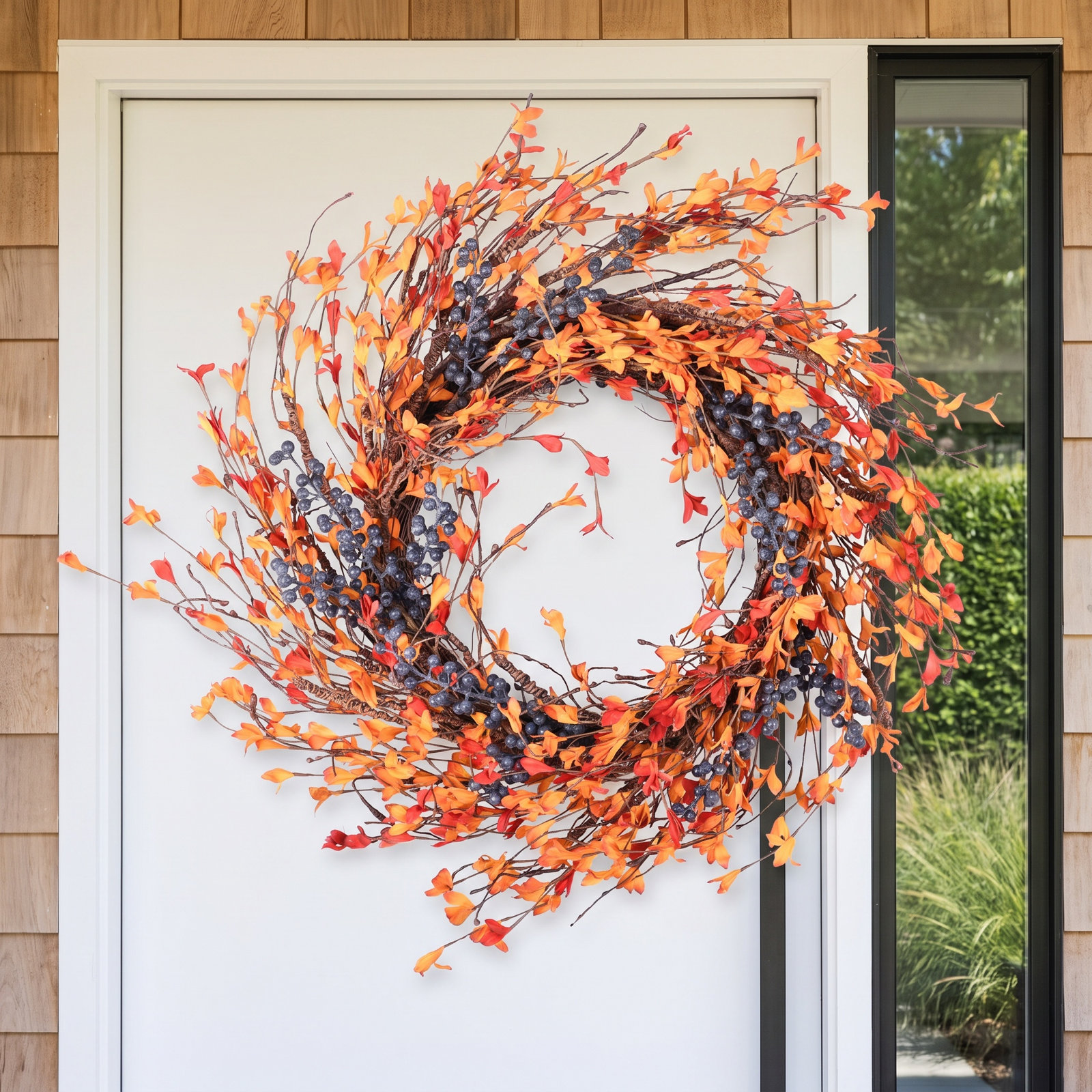 24" Handcrafted Berry Wreath