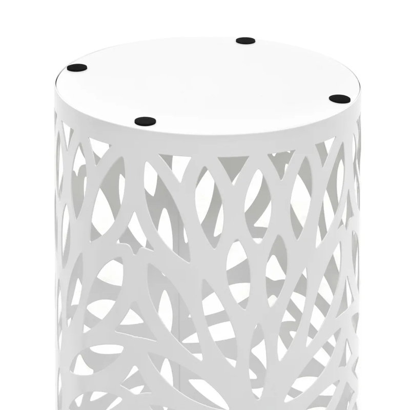 Jeremiah Metal Freestanding Umbrella Stand, White